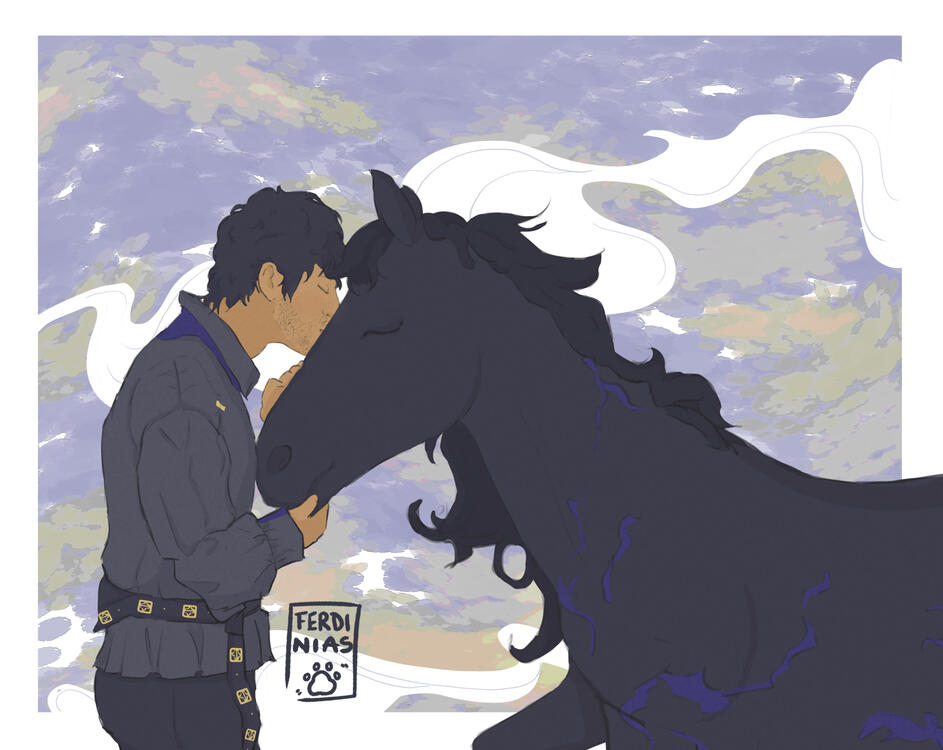 Barnabas &amp; Sleipnir from Final Fantasy XVI