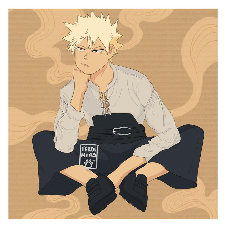 AU Katsuki Bakugo